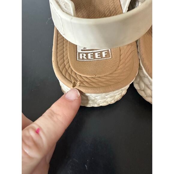 Reef Water Vista Sandals Off White Women 8 Beach Lake Adjustable Slingback Comfy - Picture 7 of 12